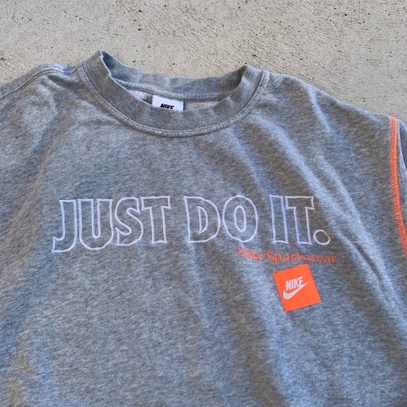 Nike Just Do It Crewneck Sweatshirt (L) - Picture 2 of 6